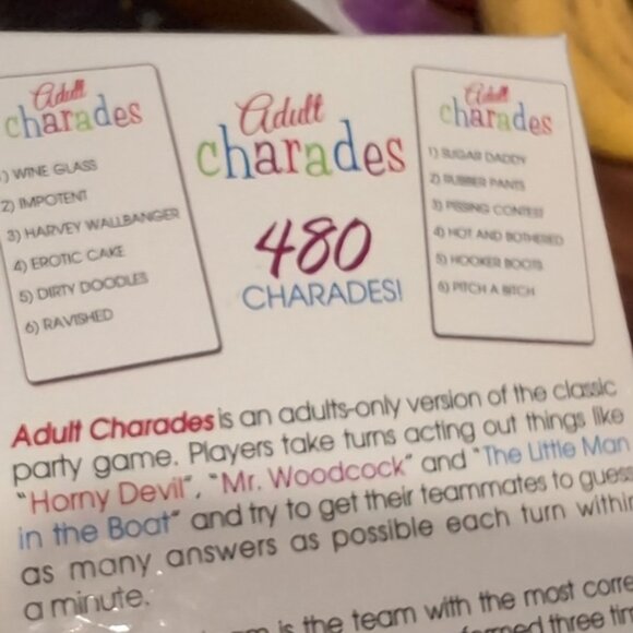 3/$20 Adult Charades Game Naughty Party Guessing Fun 2-12 Players Kheper Games - Picture 10 of 11